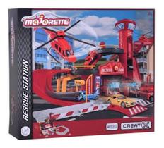 Playset Majorette Creatix Bombeiro Com 05 Veículos