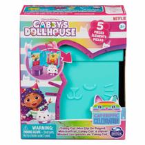 Playset Maletinha de Cômodo Cakey Cat - Gabby's Dollhouse - Sunny Brinquedos