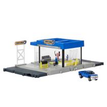 Playset Matchbox Action Drivers Auto Shop com Chevy Silverado Playset Matchbox Action Drivers Auto Shop com Chevy Silverado