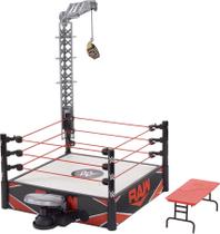 Playset Mattel WWE Wrekkin Kickout Ring com acessórios