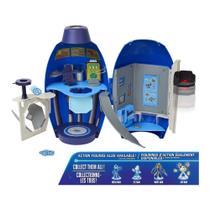 Playset Mega Man carregou totalmente o laboratório de transformação do Mega Buster Playset Mega Man carregou totalmente o laboratório de transformação do Mega Buster