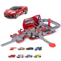 Playset Micro Machines Corvette Raceway Transforming
