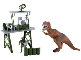 Playset Militar Dino Park Samba Toys 4 Peças