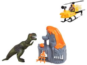 Playset Militar Rex Scape Run Samba Toys 4 Peças