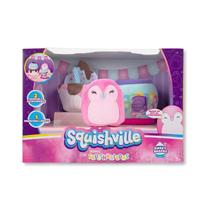 Playset mini squishmallows + 2 acessorios squishville - sunny -