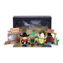 Playset Minions Monsters Old Western Sound Stage com figuras Playset Minions Monsters Old Western Sound Stage com figuras