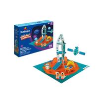 Playset Missão Espacial Tabuleiro 3D - Xalingo S/A Playset Missão Espacial Tabuleiro 3D - Xalingo S/A