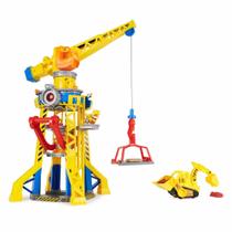 Playset Patrulha Canina - Torre de Guindaste - Rubble & Crew - Sunny