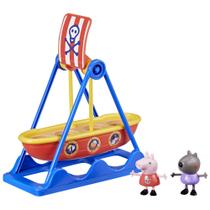 Playset Peppa Pig Peppa's Pirate Ride com navio giratório de mais de 3 anos Playset Peppa Pig Peppa's Pirate Ride com navio giratório de mais de 3 anos