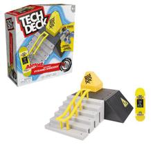 Playset Pista Pyramid Shredder Com Skate de Dedo Almost - Tech Deck X-Connect - Sunny - 2894