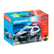 Playset Playmobil Police Cruiser com 2 figuras e acesso.