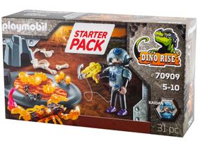 Playset Playmobil Starter Pack - Escorpião de Fogo Sunny Brinquedos 31 Peças