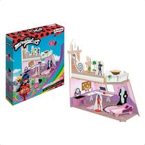 Playset Quebra-cabeça 3D Quarto da Marinette Miraculous Ladybug 42 Peças +3 anos Xalingo - 55054