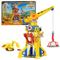 Playset Rubble & Crew Bark Yard Crane Tower com Boneco de Ação Playset Rubble & Crew Bark Yard Crane Tower com Boneco de Ação