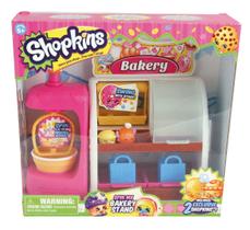 Playset Shopkins Bakery Range Japan com 2 personagens exclusivos Playset Shopkins Bakery Range Japan com 2 personagens exclusivos