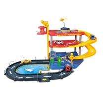 Playset Street Fire Parking Bburago 30025