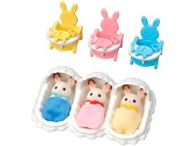 Playset Sylvanian Families Conjunto - Cuidando de Trigêmeos Epoch 19 Peças Playset Sylvanian Families Conjunto - Cuidando de Trigêmeos Epoch 19 Peças