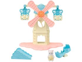 Playset Sylvanian Families - Parque de Moinho de Ventos Epoch 4 Peças