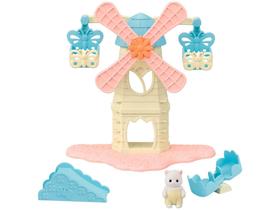 Playset Sylvanian Families - Parque de Moinho de Ventos Epoch 4 Peças