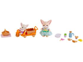 Playset Sylvanian Families Piquenique Ensolarado - Irmã e Bebê Raposas-do-Deserto Epoch 15 peças Playset Sylvanian Families Piquenique Ensolarado - Irmã e Bebê Raposas-do-Deserto Epoch 15 peças