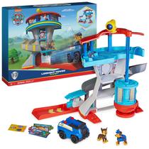 Playset Torre de Vigia Patrulha Canina com Lançador de Carros e 2 Figuras Chase