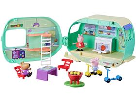 Playset Trailer da Peppa Hasbro 10 Peças