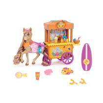 Playset Wild Manes Horse Toys Bailey's Surf & Snacks Cart