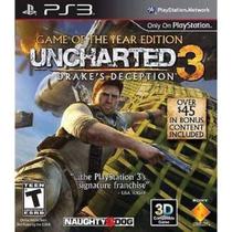 PlayStation 3 Sony Uncharted 3 GOTY