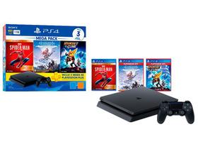 PlayStation 4 Mega Pack V15 1TB 1 Controle Preto