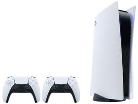 PlayStation 5 825GB 1 Controle Branco - Sony + Controle DualSense Branco