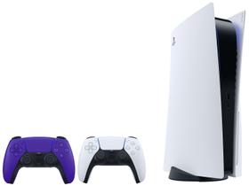 PlayStation 5 825GB 1 Controle Branco - Sony + Controle DualSense Galatic Purple