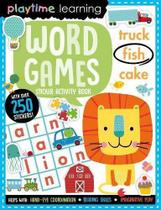 Playtime Learning Word Games - Sticker Activity Book With Over 250 Stickers! - Make Believe