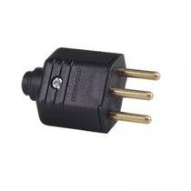 PLD1-3 Plugue Macho 2P+T 10A Preto Margirius