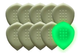 Plectrum AttakPik STEALTH Glow in Dark Small, 29 x 23 mm, pacote com 10 Plectrum AttakPik STEALTH Glow in Dark Small, 29 x 23 mm, pacote com 10