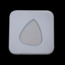 Plectrum Triângulo Geométrico Escolha Moldes epóxi de Silicone para Fundição de Resina - Branco