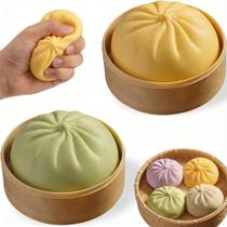 Plman Brinquedo Antiestresse de 2 Peças com Dumplings Grandes e Macios Plman Brinquedo Antiestresse de 2 Peças com Dumplings Grandes e Macios