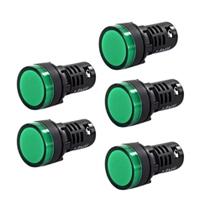 PLML2L24 Sinaleiros a Led Verde Diam.22mm 24V 5pçs