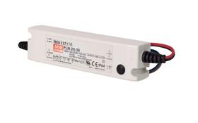 PLN-20 - Driver de LED 20W Alta Eficiência para Iluminação MeanWell