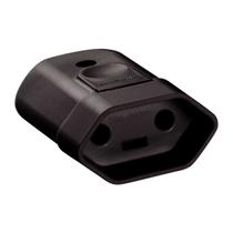 Plug 2p 20a Pad 180º Femea Preto Tramontina Plug 2p 20a Pad 180º Femea Preto Tramontina