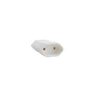 Plug 2P Fêmea 20A Branco Daneva Plug 2P Fêmea 20A Branco Daneva