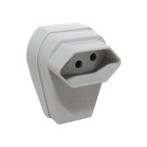 Plug 2P+T 10A Fêmea Cinza Pezzi Plug 2P+T 10A Fêmea Cinza Pezzi