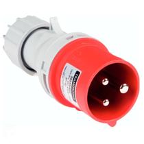 Plug 2P T 415V/16A/9H Vermelho 56255031 Tramontina
