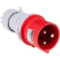 Plug 2P T 415V/32A/9H Cor: Vermelho Ref: 56255037 -TRAMONTINA