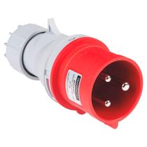 Plug 2P T N 415V/32A/6H Vermelho 56255039 Tramontina