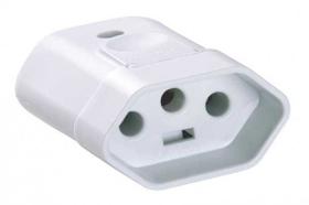 Plug 3p+t 20a Pad 180º Femea Preta Tramontina