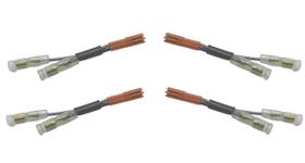 Plug Adaptador Conector Mini Seta Honda Cg 160 Fan 4 Peças