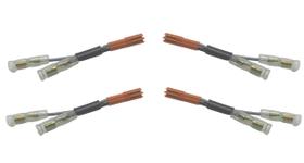 Plug Adaptador Conector Mini Seta Honda Cg 160 Fan 4 Peças