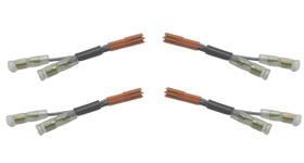 Plug Adaptador Conector Mini Seta Honda Cg 160 Fan 4 Peças