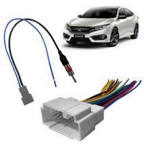 Plug Adaptador de Antena Chicote Som Automotivo Honda Civic