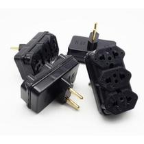 Plug Adaptador De Tomada T Benjamin Com 3 Saídas